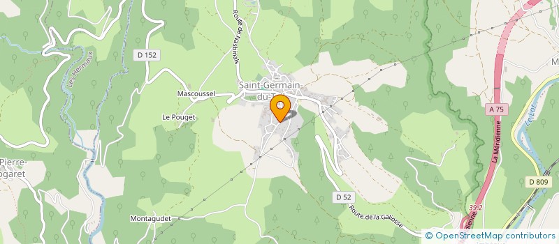 localisation de l'entreprise CAMPING DU LEVANT à SAINT-GERMAIN-DU-TEIL