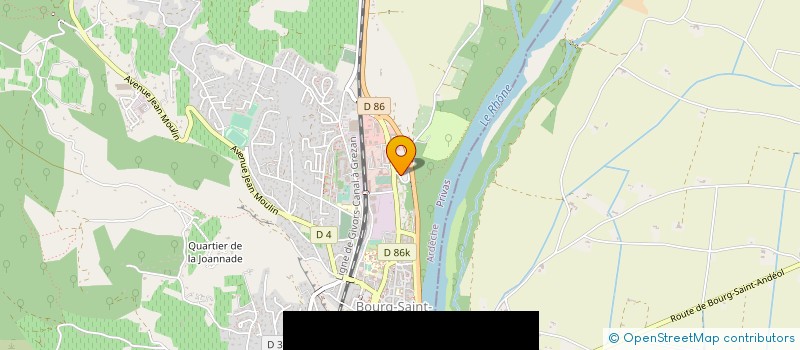localisation de l'entreprise CAMPING DU LION à BOURG-SAINT-ANDEOL
