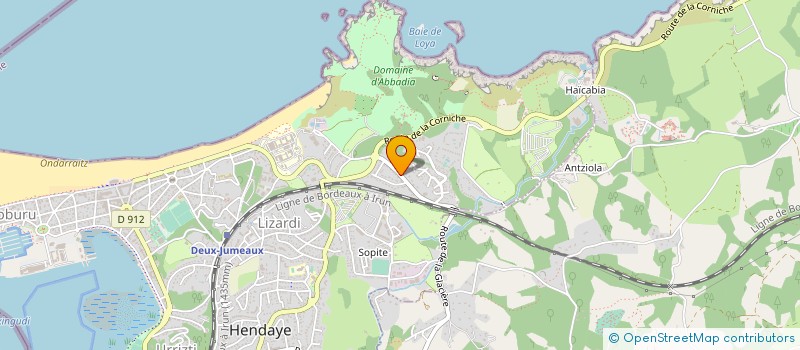 localisation de l'entreprise CAMPING DU MOULIN à HENDAYE
