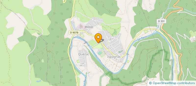 localisation de l'entreprise CAMPING DU PRE MORJAL à ISPAGNAC