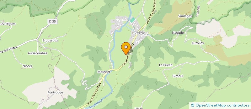 localisation de l'entreprise CAMPING DU PUY MARY à MANDAILLES-SAINT-JULIEN