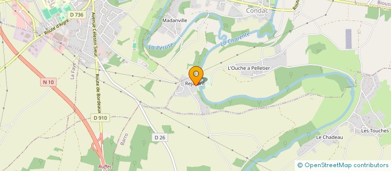 localisation de l'entreprise CAMPING DU REJALLANT  QUEAUX