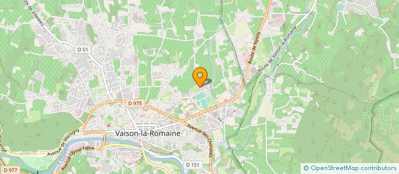 localisation de l'entreprise CAMPING DU THEATRE ROMAIN à VAISON-LA-ROMAINE