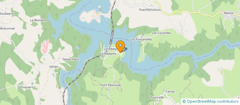 localisation de l'entreprise CAMPING DU VIADUC à LE ROUGET-PERS