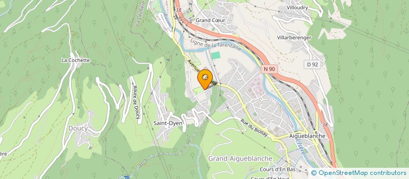 localisation de l'entreprise CAMPING ELIANA  GRAND-AIGUEBLANCHE