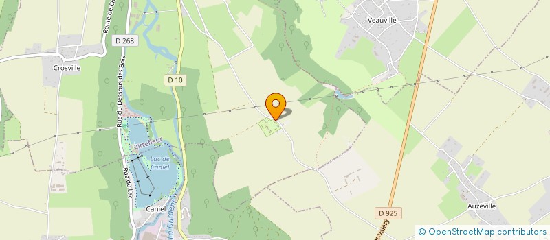 localisation de l'entreprise CAMPING ET GITES MAUPASSANT  VITTEFLEUR