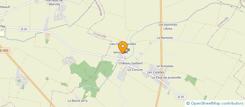 localisation de l'entreprise CAMPING EVASION à JURANVILLE