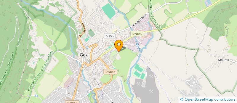 localisation de l'entreprise CAMPING GESSIEN  GEX