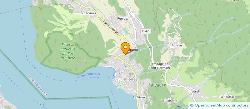 localisation de l'entreprise CAMPING HORIZON à TALLOIRES-MONTMIN