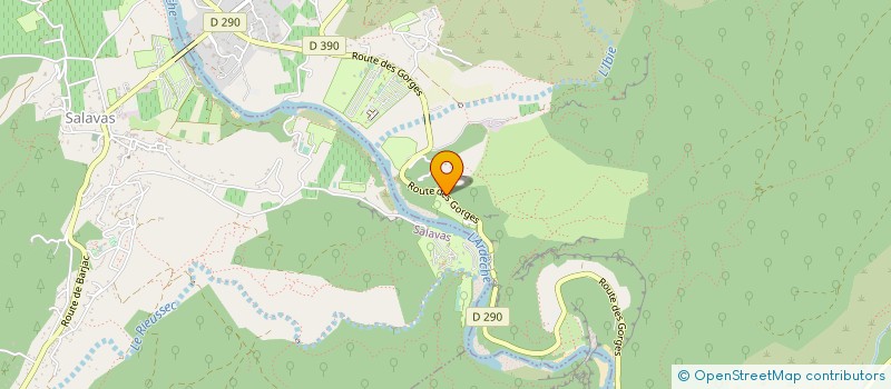localisation de l'entreprise CAMPING L'ARDECHOIS à VALLON-PONT-D'ARC