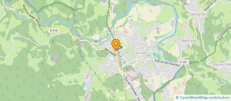 localisation de l'entreprise CAMPING  L'AYGUELADE  BIELLE