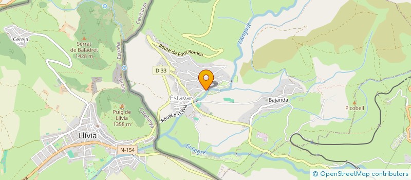 localisation de l'entreprise CAMPING L'ENCLAVE à ESTAVAR