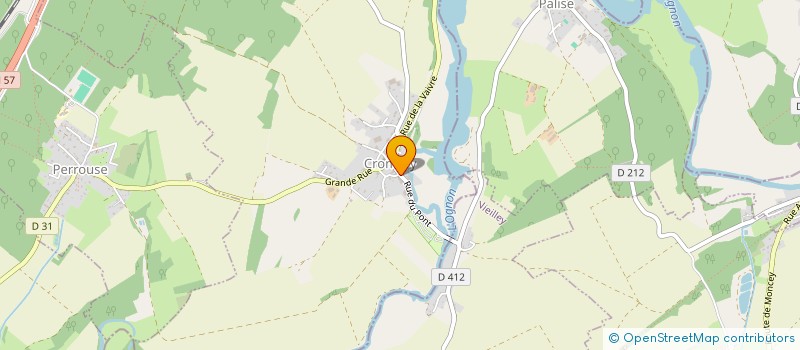 localisation de l'entreprise CAMPING L'ESPLANADE  CROMARY