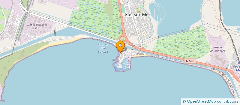 localisation de l'entreprise CAMPING L ESTAGNON à FOS-SUR-MER