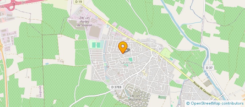 localisation de l'entreprise CAMPING L'ETOILE DE MER à SERIGNAN
