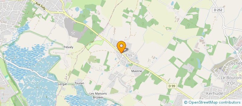 localisation de l'entreprise CAMPING L'ILE DE KERNODET  SAINT-MOLF