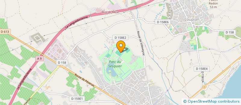 localisation de l'entreprise CAMPING L.L  BOUZIGUES