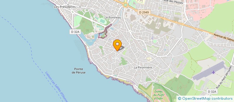 localisation de l'entreprise CAMPING L'OREE DU BOIS à LES SABLES D'OLONNE