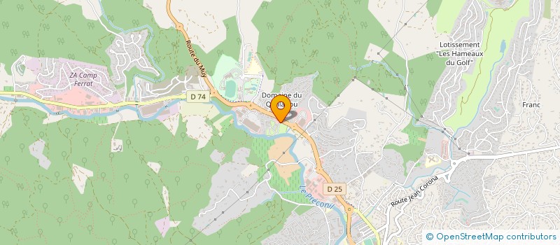 localisation de l'entreprise CAMPING LA BEAUMETTE à SAINTE-MAXIME