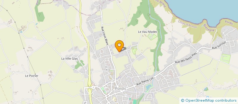 localisation de l'entreprise CAMPING LA PETITE VILLE à PORDIC