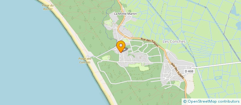 localisation de l'entreprise CAMPING LA RIVIERE à LONGEVILLE-SUR-MER