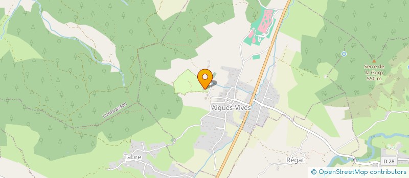 localisation de l'entreprise CAMPING LA SERRE à AIGUES-VIVES