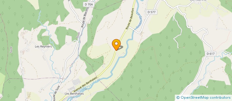 localisation de l'entreprise CAMPING LA VAUGELETTE  MONTCLAR-SUR-GERVANNE