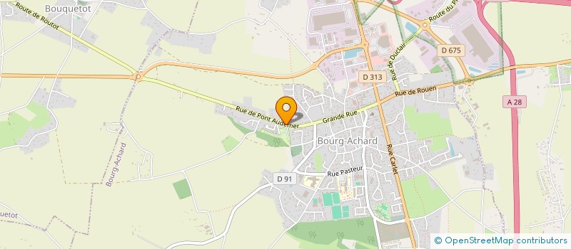 localisation de l'entreprise CAMPING LE CLOS NORMAND  BOURG-ACHARD