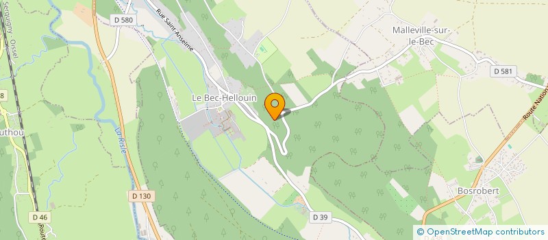 localisation de l'entreprise CAMPING LE CLOS SAINT NICOLAS  LE BEC-HELLOUIN