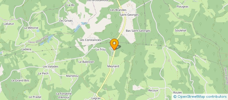 localisation de l'entreprise CAMPING LE CLOU  COUX ET BIGAROQUE-MOUZENS