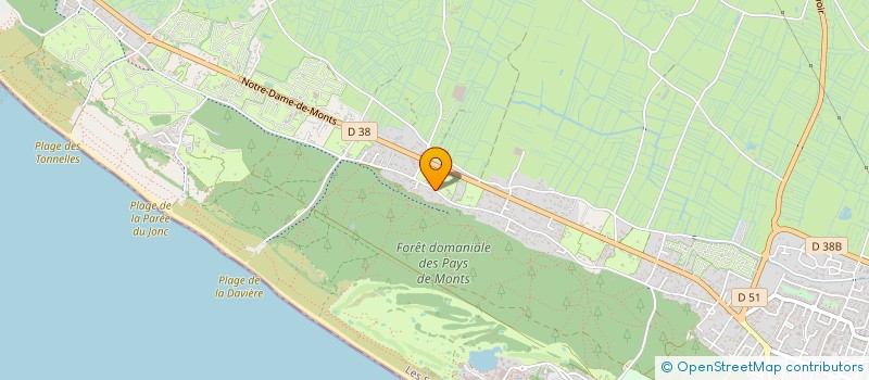 localisation de l'entreprise CAMPING LE FIEF à SAINT-JEAN-DE-MONTS