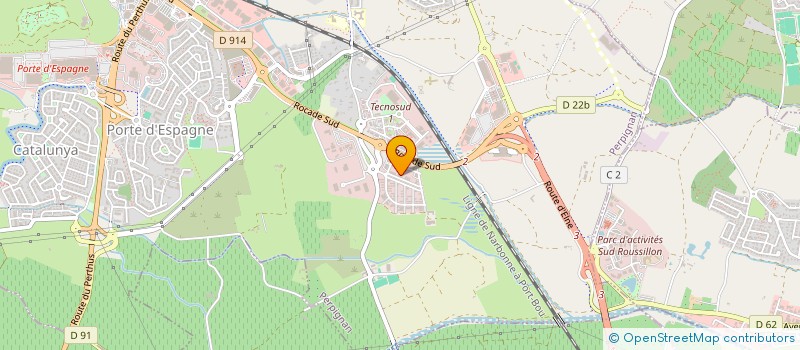 localisation de l'entreprise CAMPING LE LAGON D'ARGELES  PERPIGNAN