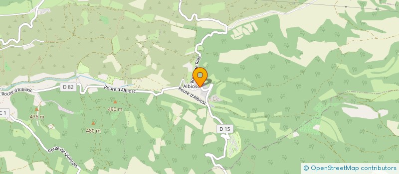 localisation de l'entreprise CAMPING LE LAVANDIN  ESPARRON DE VERDON