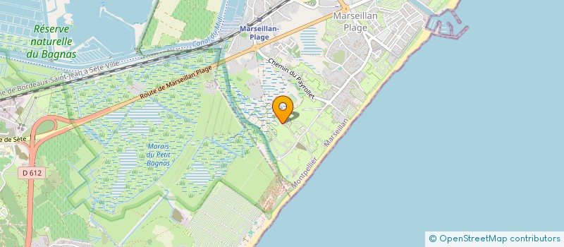 localisation de l'entreprise CAMPING LE LORRAIN à MARSEILLAN