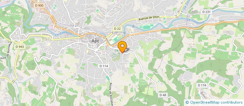 localisation de l'entreprise CAMPING LE LUBERON  APT