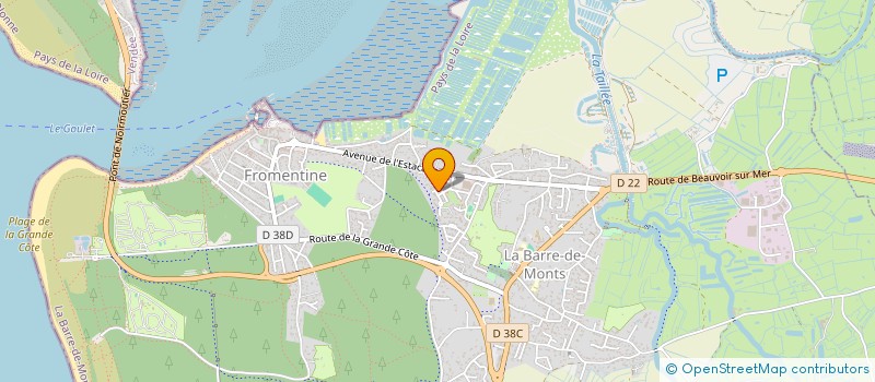 localisation de l'entreprise CAMPING LE MARAIS NEUF à BARRE-DE-MONTS (LA)