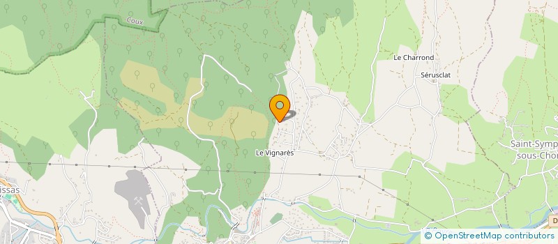 localisation de l'entreprise CAMPING LE MERLE ROUX  BAIX