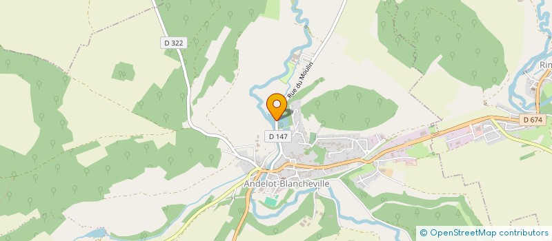 localisation de l'entreprise CAMPING LE MOULIN SARL à ANDELOT-BLANCHEVILLE