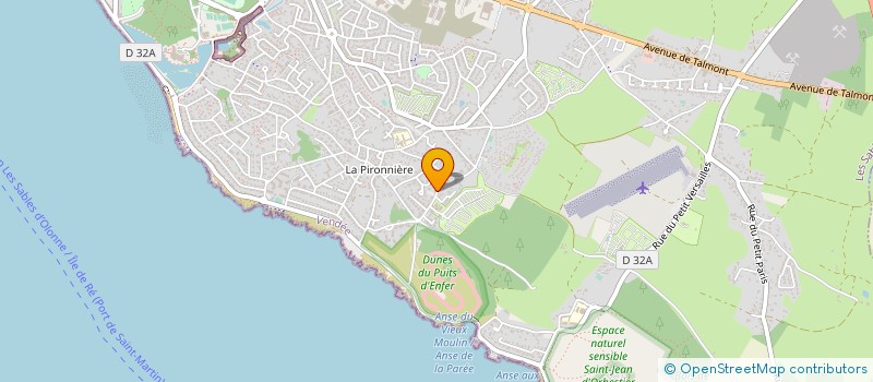 localisation de l'entreprise CAMPING LE NID D'ETE à LES SABLES D'OLONNE