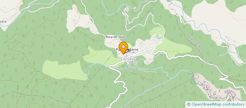 localisation de l'entreprise CAMPING LE PANORAMA  CORSAVY