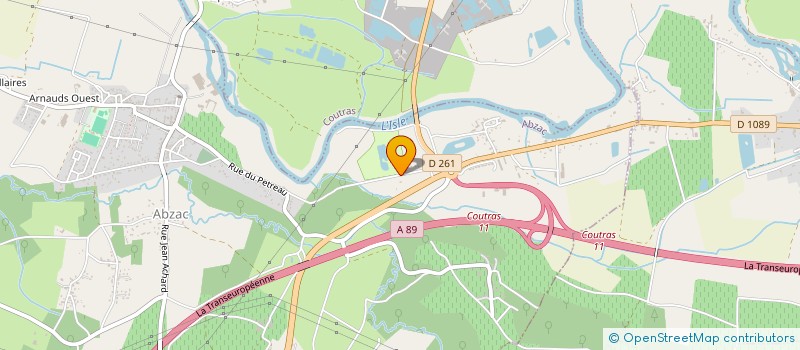 localisation de l'entreprise CAMPING LE PARADIS à ABZAC