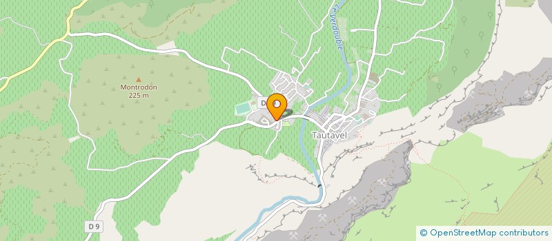 localisation de l'entreprise CAMPING LE PRIOURAT  TAUTAVEL