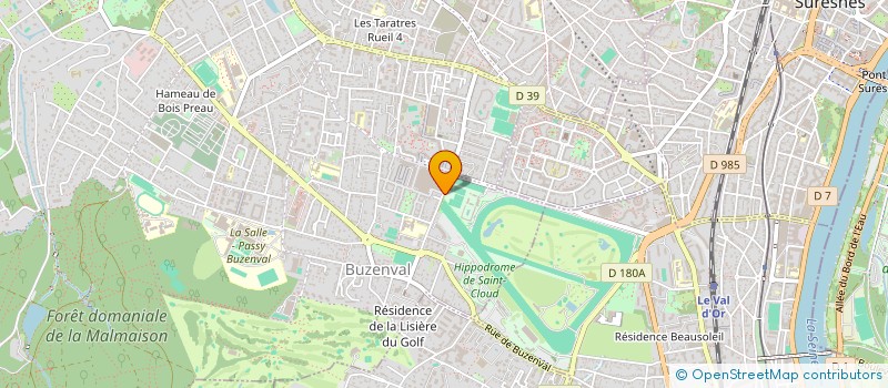localisation de l'entreprise CAMPING LE SOURIRE à RUEIL-MALMAISON