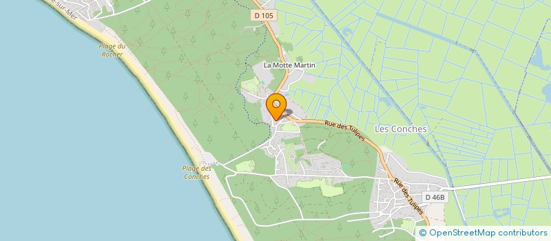 localisation de l'entreprise CAMPING LE SOUS-BOIS à LONGEVILLE-SUR-MER