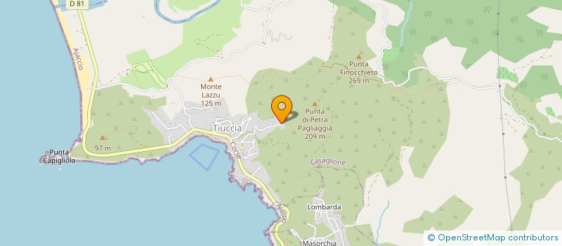 localisation de l'entreprise CAMPING LE TIUCCIA à CASAGLIONE