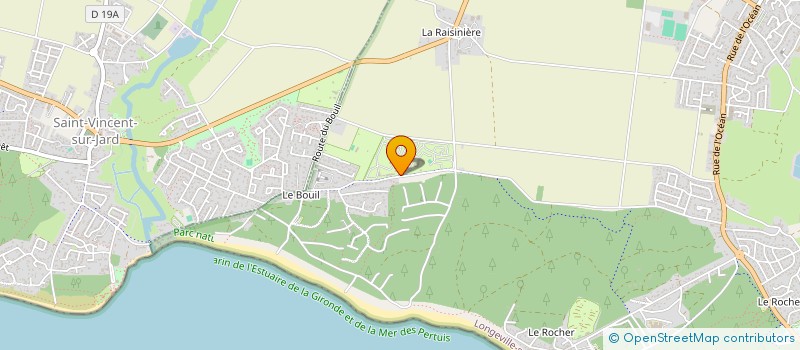 localisation de l'entreprise CAMPING LE TRIANON à LONGEVILLE-SUR-MER