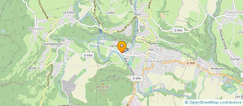 localisation de l'entreprise CAMPING LE VAUGRAIS à ARTEMARE