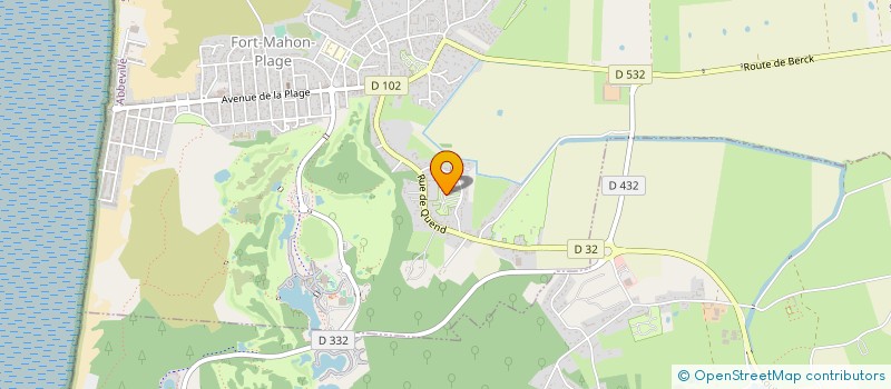 localisation de l'entreprise CAMPING LE VERT GAZON à FORT-MAHON-PLAGE