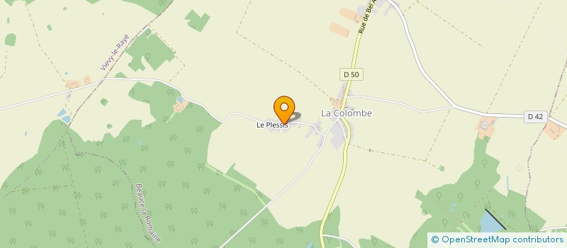 localisation de l'entreprise CAMPING LES 2 ETANGS  FRETEVAL