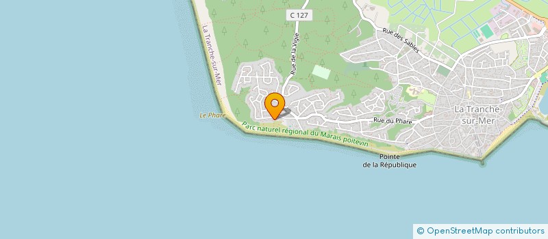 localisation de l'entreprise CAMPING LES ALMADIES à LA TRANCHE-SUR-MER